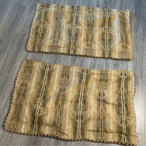 Ashley Furniture Jacquard Pillow Shams Large Couch Bed 20x36x3” set of 2